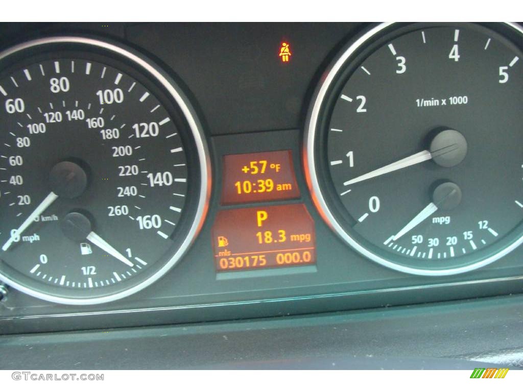 2007 3 Series 328xi Sedan - Jet Black / Beige photo #13