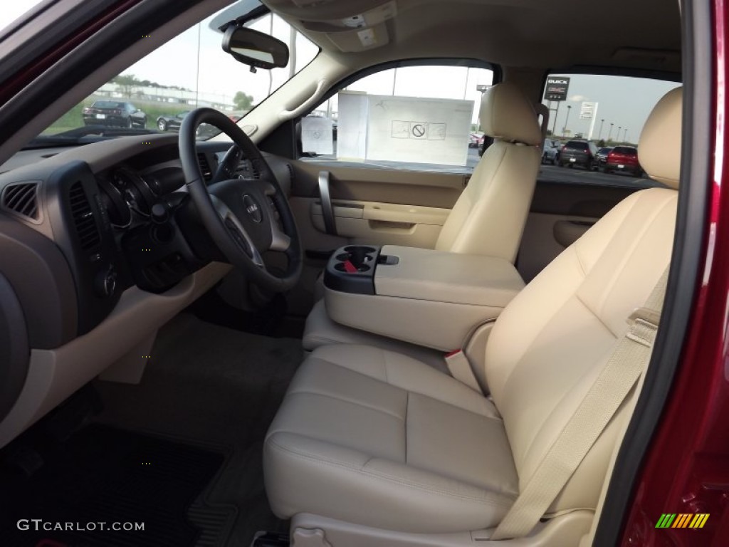 2013 Sierra 1500 SLE Crew Cab 4x4 - Sonoma Red Metallic / Very Dark Cashmere/Light Cashmere photo #11