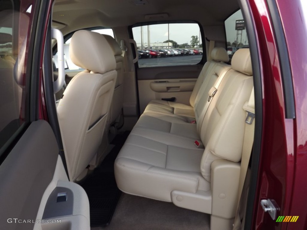 2013 Sierra 1500 SLE Crew Cab 4x4 - Sonoma Red Metallic / Very Dark Cashmere/Light Cashmere photo #14