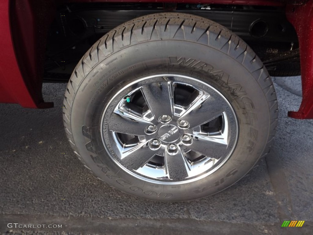 2013 Sierra 1500 SLE Crew Cab 4x4 - Sonoma Red Metallic / Very Dark Cashmere/Light Cashmere photo #17