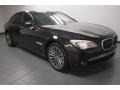 Black Sapphire Metallic 2009 BMW 7 Series 750Li Sedan Exterior