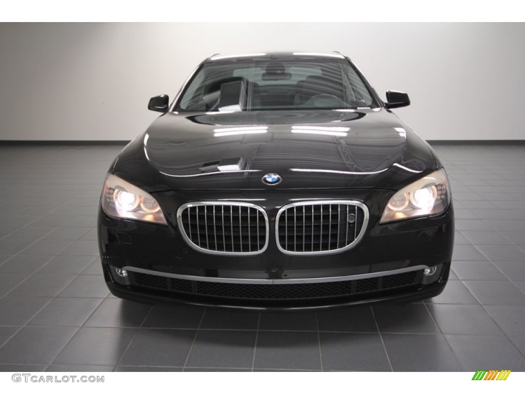 Black Sapphire Metallic 2009 BMW 7 Series 750Li Sedan Exterior Photo #71689711