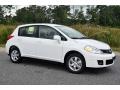 2012 Fresh Powder White Nissan Versa 1.8 S Hatchback  photo #6