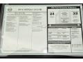 2012 Nissan Versa 1.8 S Hatchback Window Sticker