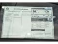 2013 Nissan Versa 1.6 S Sedan Window Sticker
