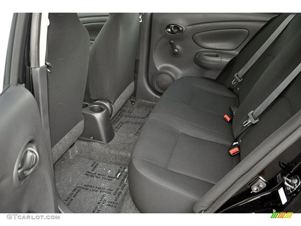 2013 Nissan Versa 1.6 S Sedan Rear Seat Photo #71690119