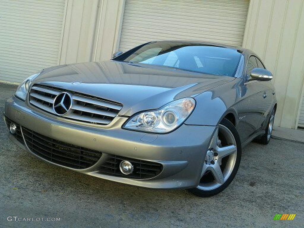 2006 CLS 55 AMG - Pewter Metallic / AMG Charcoal Nappa Leather photo #1