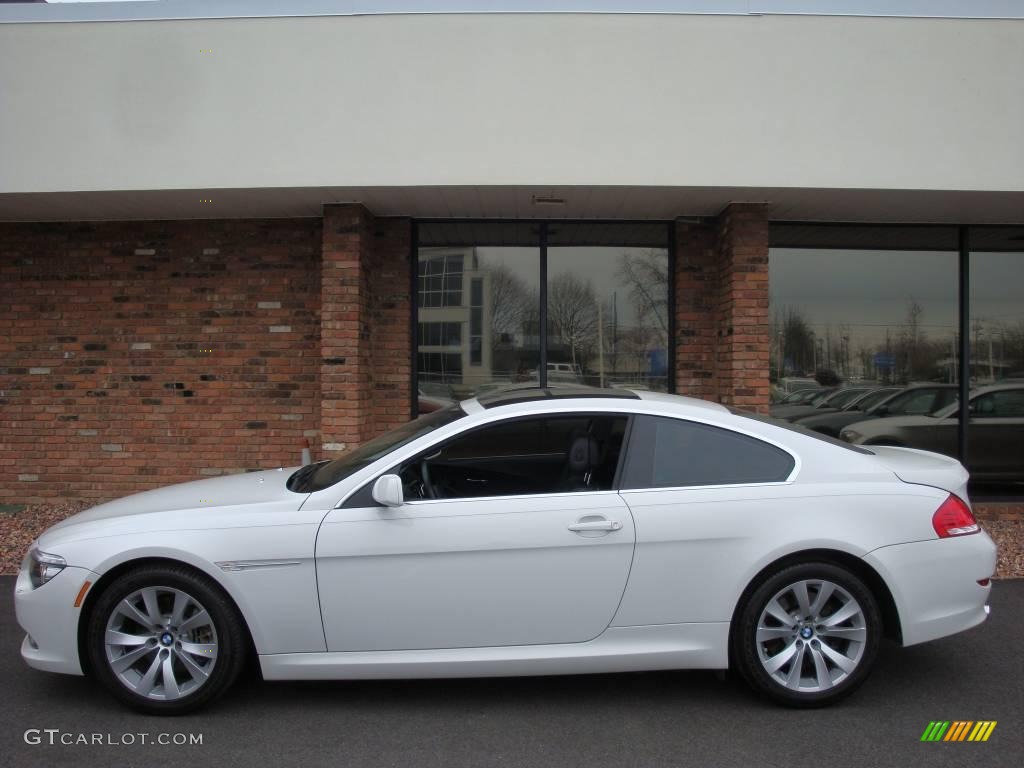 2008 6 Series 650i Coupe - Alpine White / Black photo #1