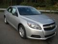 2013 Silver Ice Metallic Chevrolet Malibu LS  photo #2