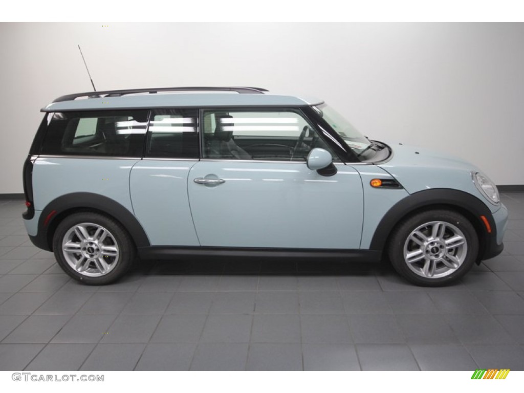 2013 Cooper Clubman - Ice Blue / Punch Carbon Black Leather photo #2