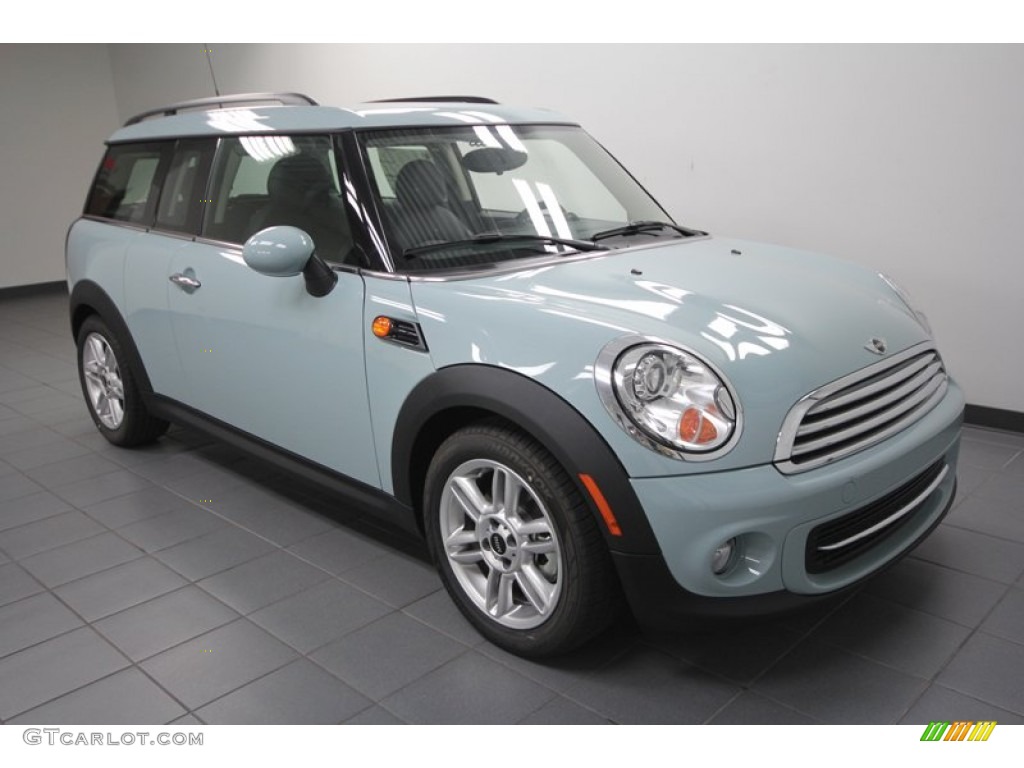 2013 Cooper Clubman - Ice Blue / Punch Carbon Black Leather photo #6