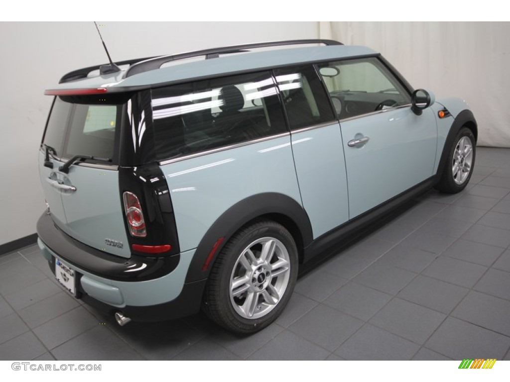 2013 Cooper Clubman - Ice Blue / Punch Carbon Black Leather photo #8