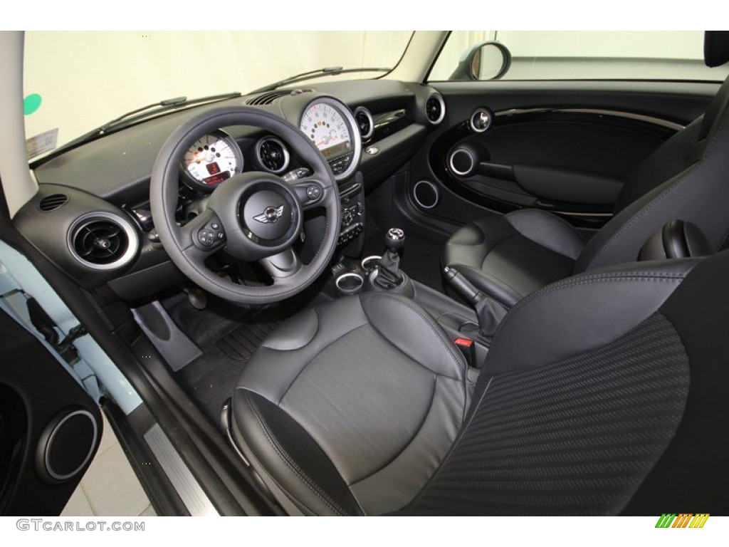 2013 Cooper Clubman - Ice Blue / Punch Carbon Black Leather photo #11