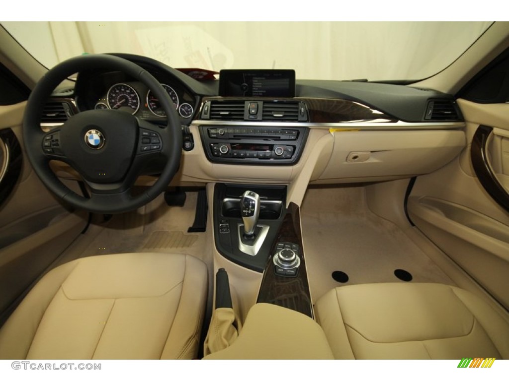 2013 3 Series 328i Sedan - Black Sapphire Metallic / Venetian Beige photo #4