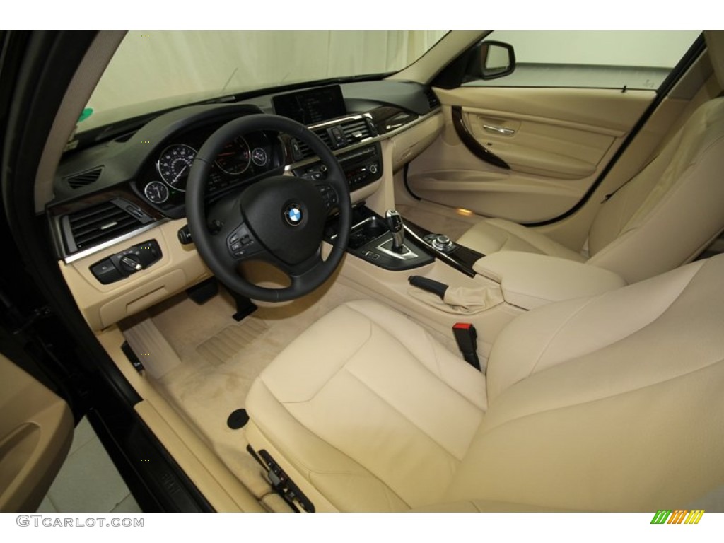 2013 3 Series 328i Sedan - Black Sapphire Metallic / Venetian Beige photo #11