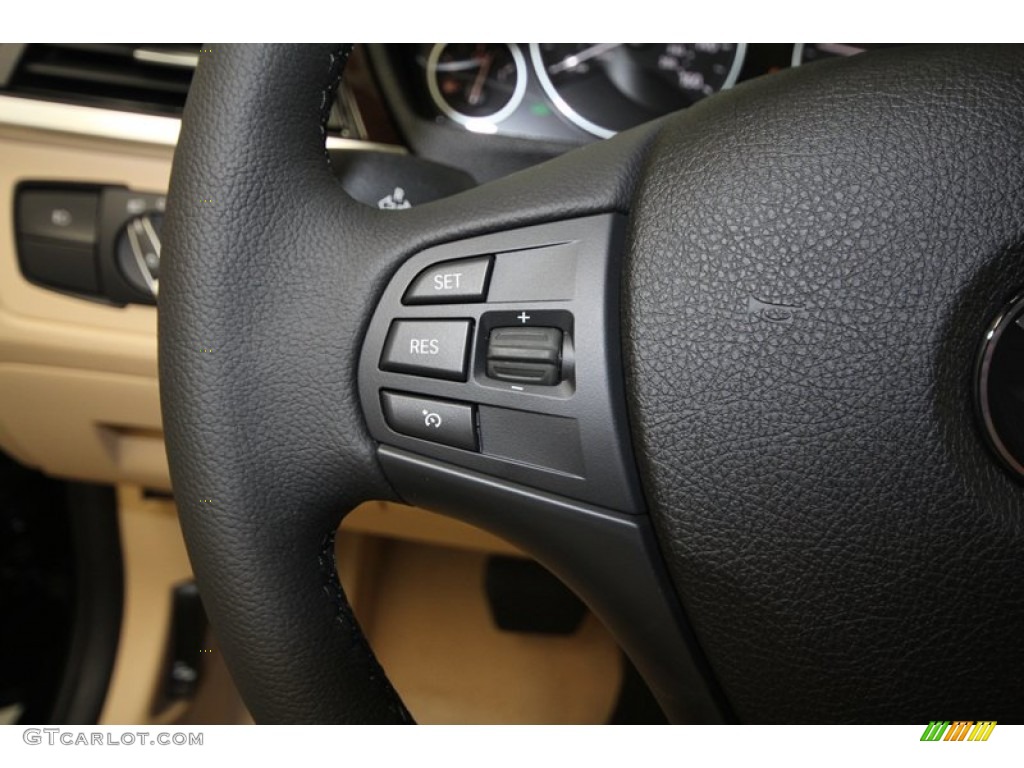 2013 3 Series 328i Sedan - Black Sapphire Metallic / Venetian Beige photo #23