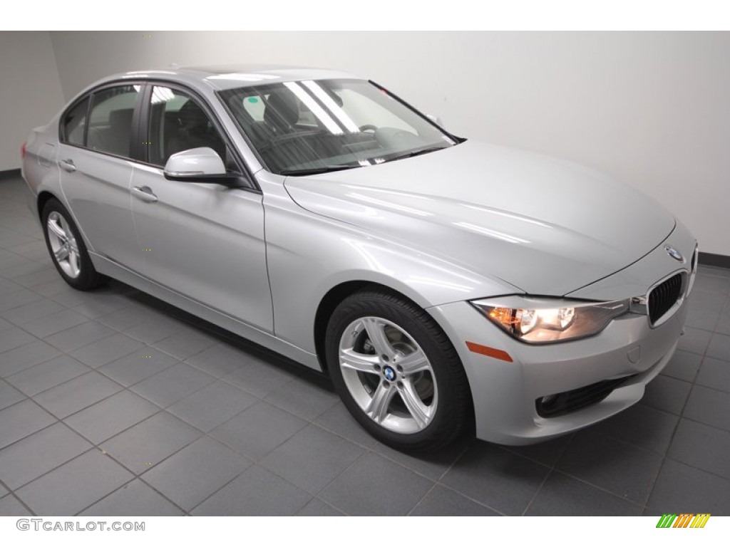 2013 3 Series 328i Sedan - Glacier Silver Metallic / Black photo #6