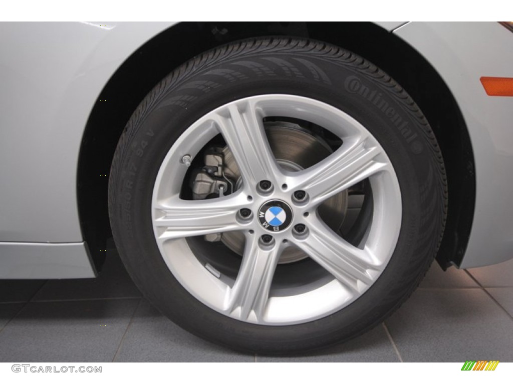 2013 3 Series 328i Sedan - Glacier Silver Metallic / Black photo #7