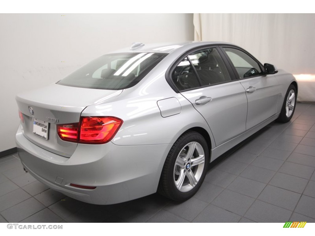 2013 3 Series 328i Sedan - Glacier Silver Metallic / Black photo #8