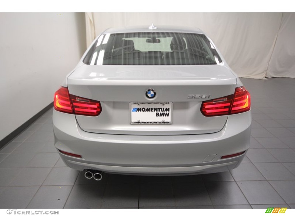 2013 3 Series 328i Sedan - Glacier Silver Metallic / Black photo #10
