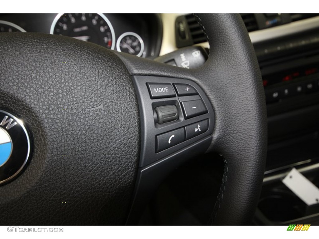 2013 3 Series 328i Sedan - Glacier Silver Metallic / Black photo #22