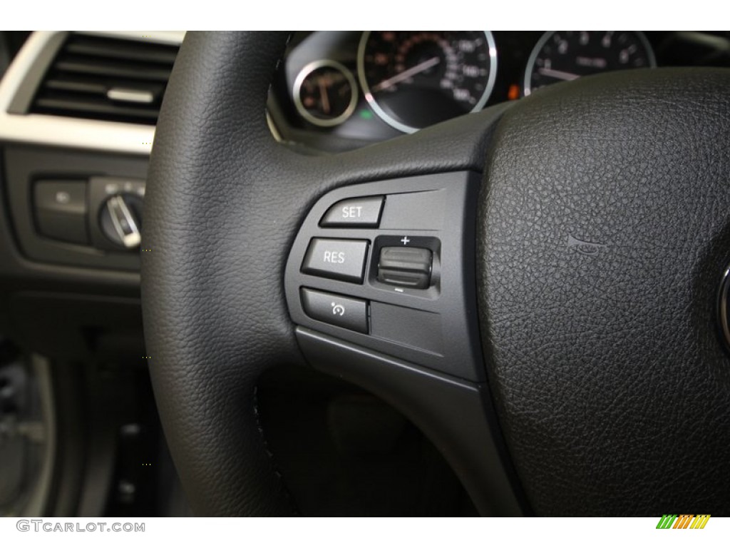 2013 3 Series 328i Sedan - Glacier Silver Metallic / Black photo #23
