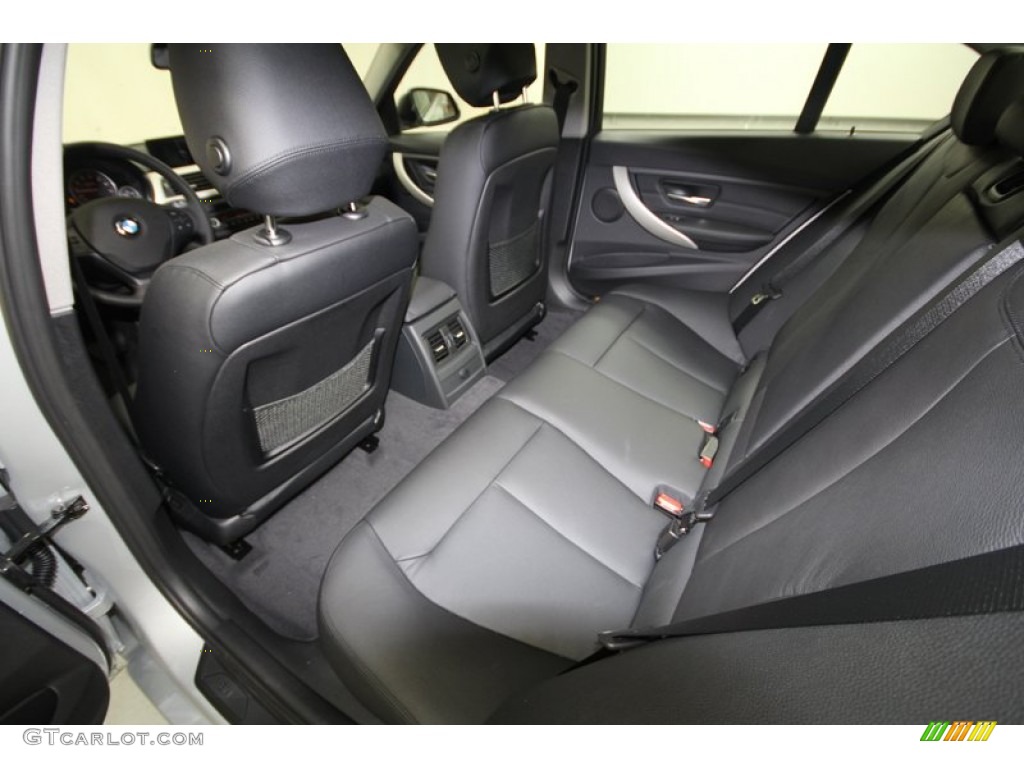 2013 3 Series 328i Sedan - Glacier Silver Metallic / Black photo #24