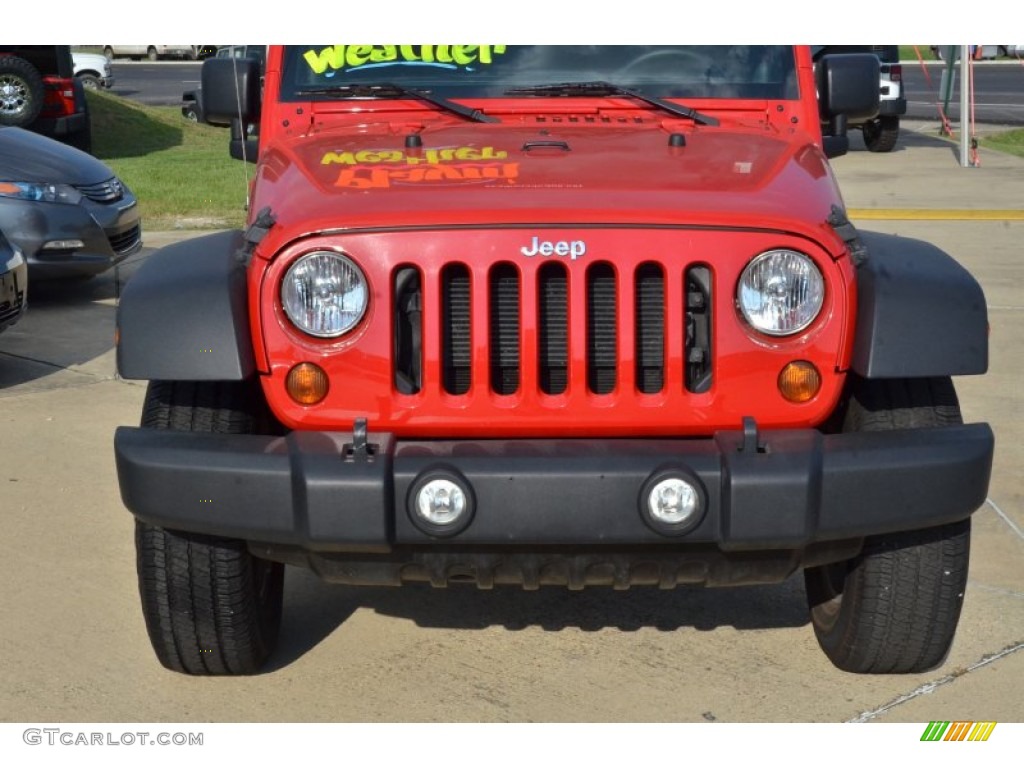 2012 Wrangler Unlimited Sport 4x4 - Flame Red / Black photo #9