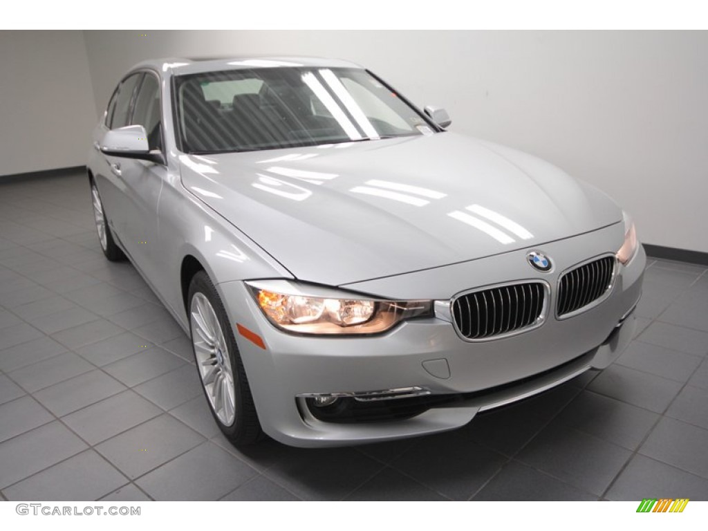 2013 3 Series 328i Sedan - Glacier Silver Metallic / Black photo #5