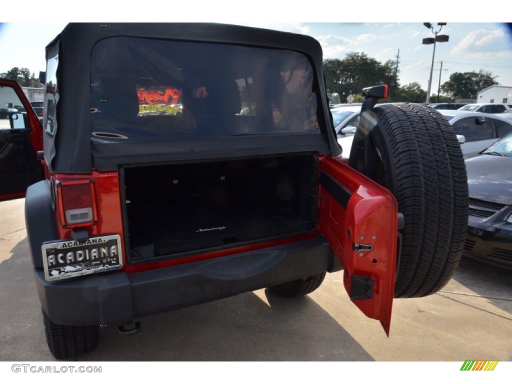 2012 Wrangler Unlimited Sport 4x4 - Flame Red / Black photo #18