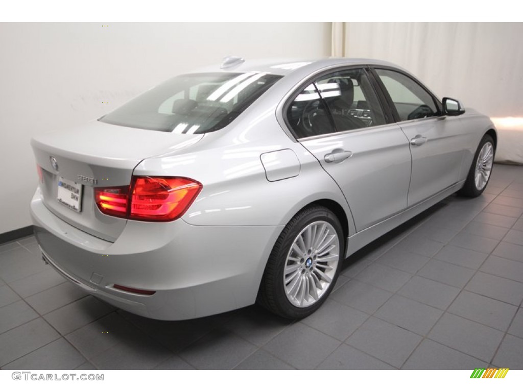 2013 3 Series 328i Sedan - Glacier Silver Metallic / Black photo #8