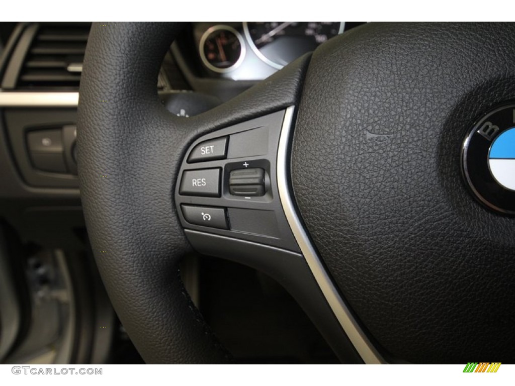 2013 3 Series 328i Sedan - Glacier Silver Metallic / Black photo #23