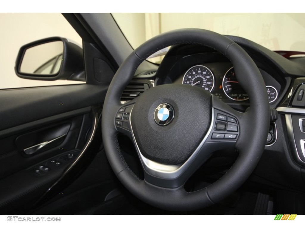 2013 3 Series 328i Sedan - Glacier Silver Metallic / Black photo #26