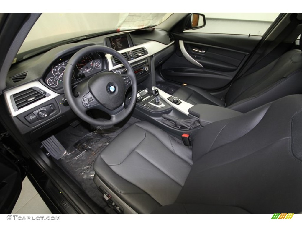 2013 3 Series 328i Sedan - Black Sapphire Metallic / Black photo #11