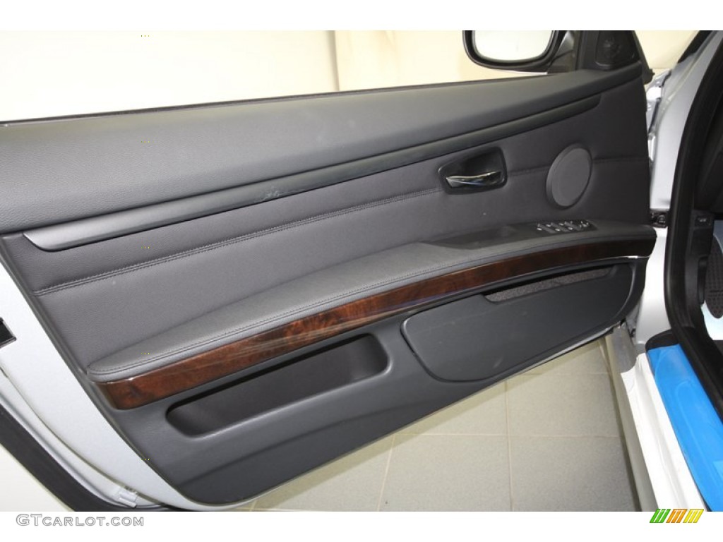 2013 BMW 3 Series 335i Convertible Black Door Panel Photo #71694049