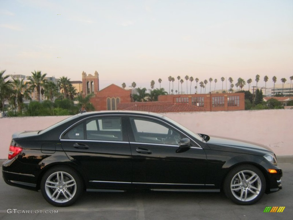 Black 2013 Mercedes-Benz C 250 Sport Exterior Photo #71696275