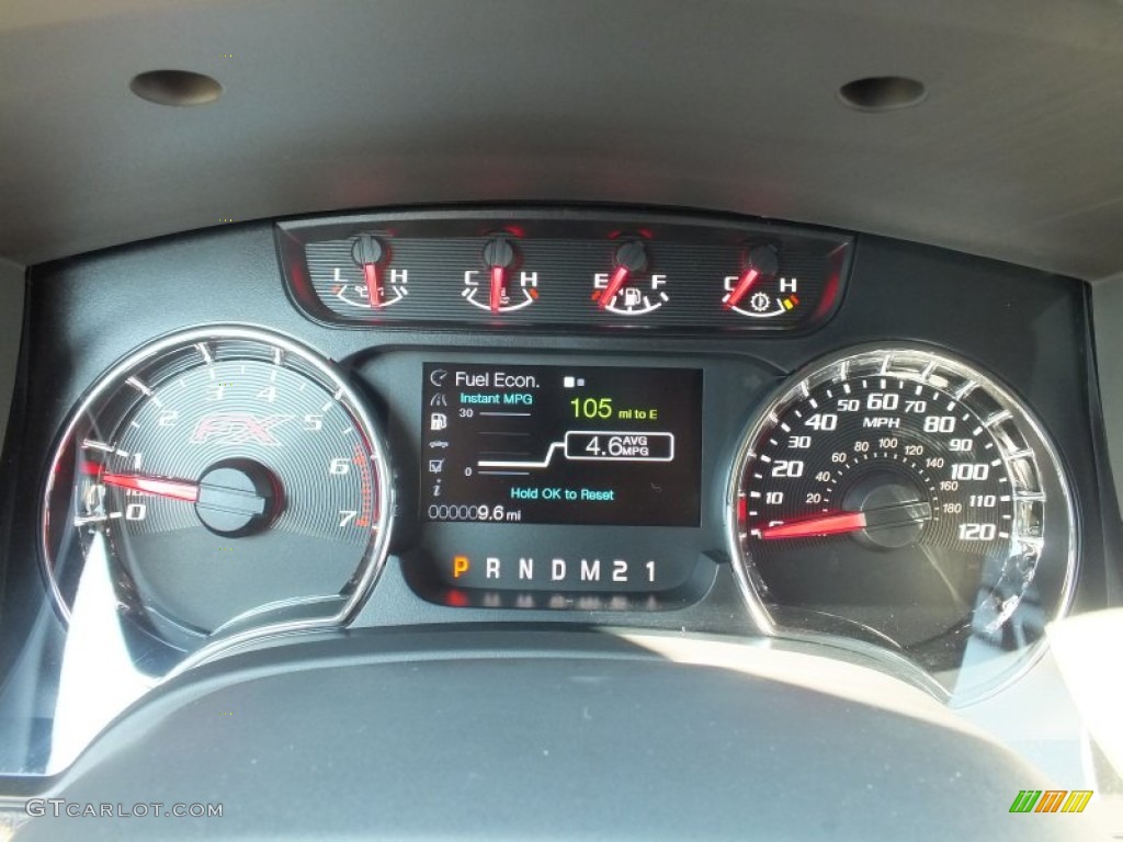 2013 Ford F150 FX4 SuperCrew 4x4 Gauges Photo #71696614