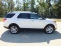 2013 White Platinum Tri-Coat Ford Explorer Limited  photo #2