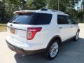 2013 White Platinum Tri-Coat Ford Explorer Limited  photo #6