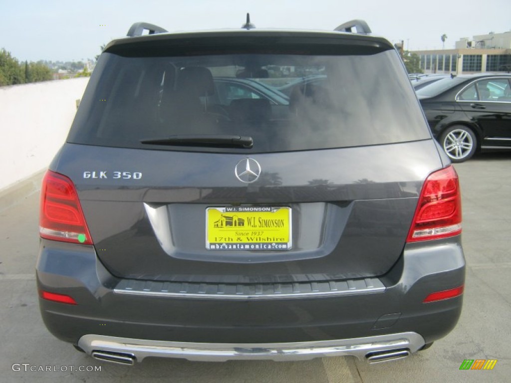 2013 GLK 350 - Steel Grey Metallic / Black photo #5