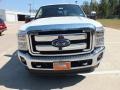 2012 Oxford White Ford F250 Super Duty Lariat Crew Cab 4x4  photo #10