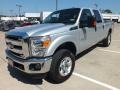 2012 Ingot Silver Metallic Ford F250 Super Duty XLT Crew Cab 4x4  photo #9