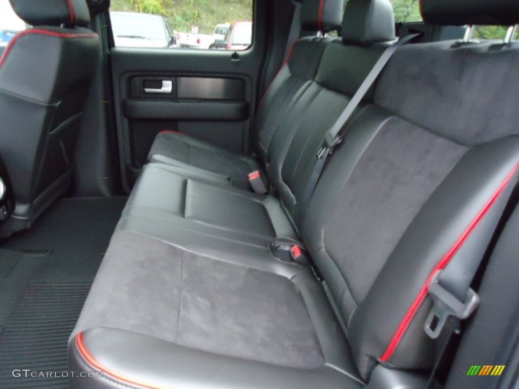 FX Sport Appearance Black/Red Interior 2013 Ford F150 FX4 SuperCrew 4x4 Photo #71698339