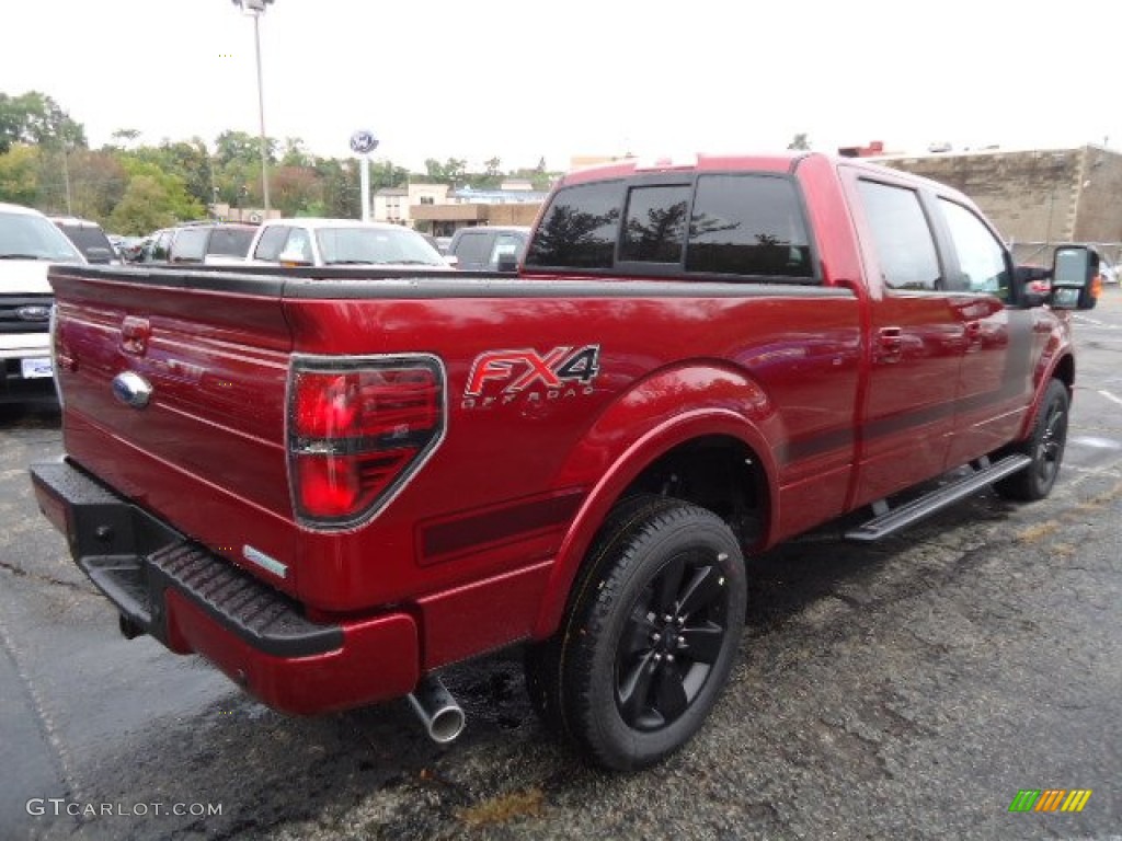 Ruby Red Metallic 2013 Ford F150 FX4 SuperCrew 4x4 Exterior Photo #71698537
