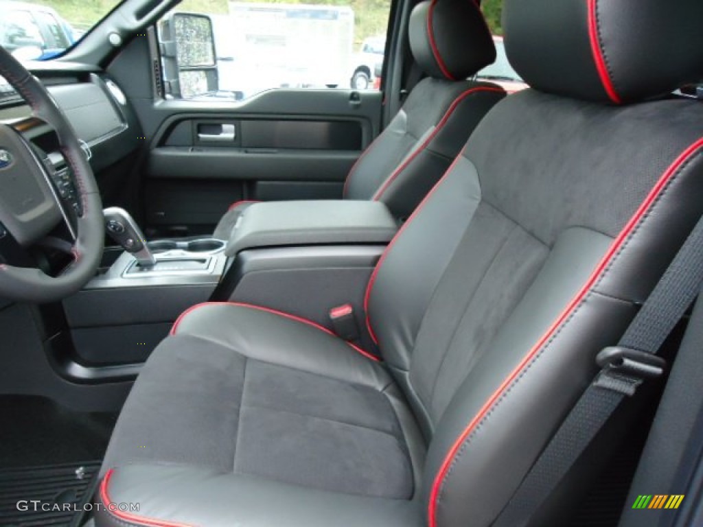FX Sport Appearance Black/Red Interior 2013 Ford F150 FX4 SuperCrew 4x4 Photo #71698588