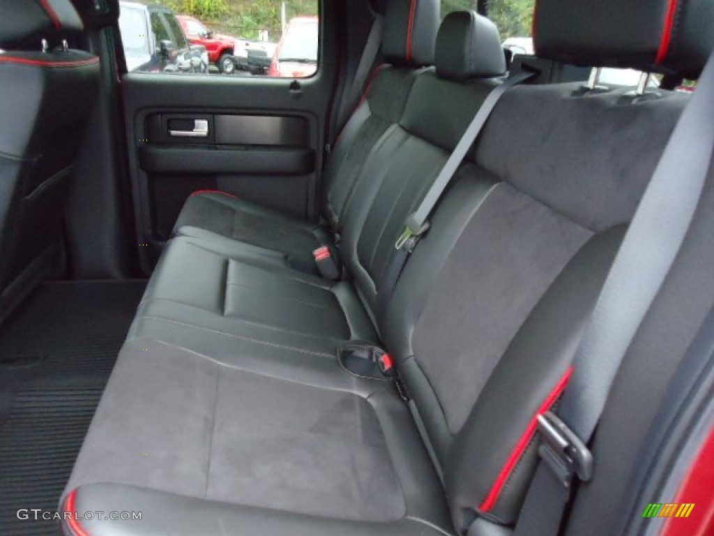 FX Sport Appearance Black/Red Interior 2013 Ford F150 FX4 SuperCrew 4x4 Photo #71698597