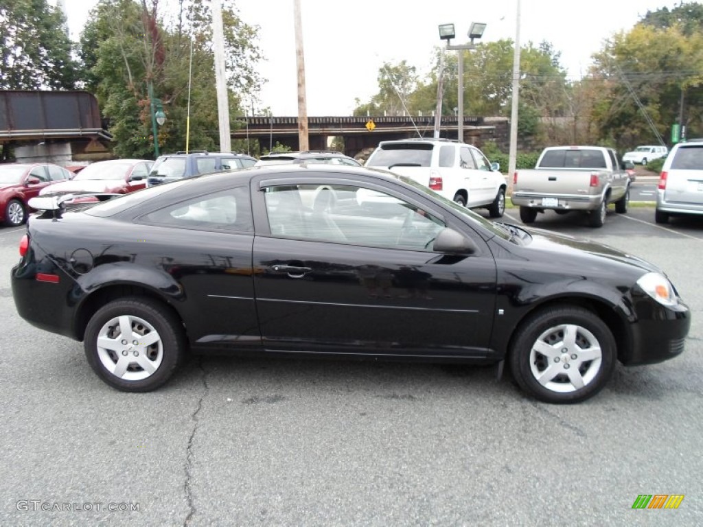 2007 Cobalt LS Coupe - Black / Gray photo #5