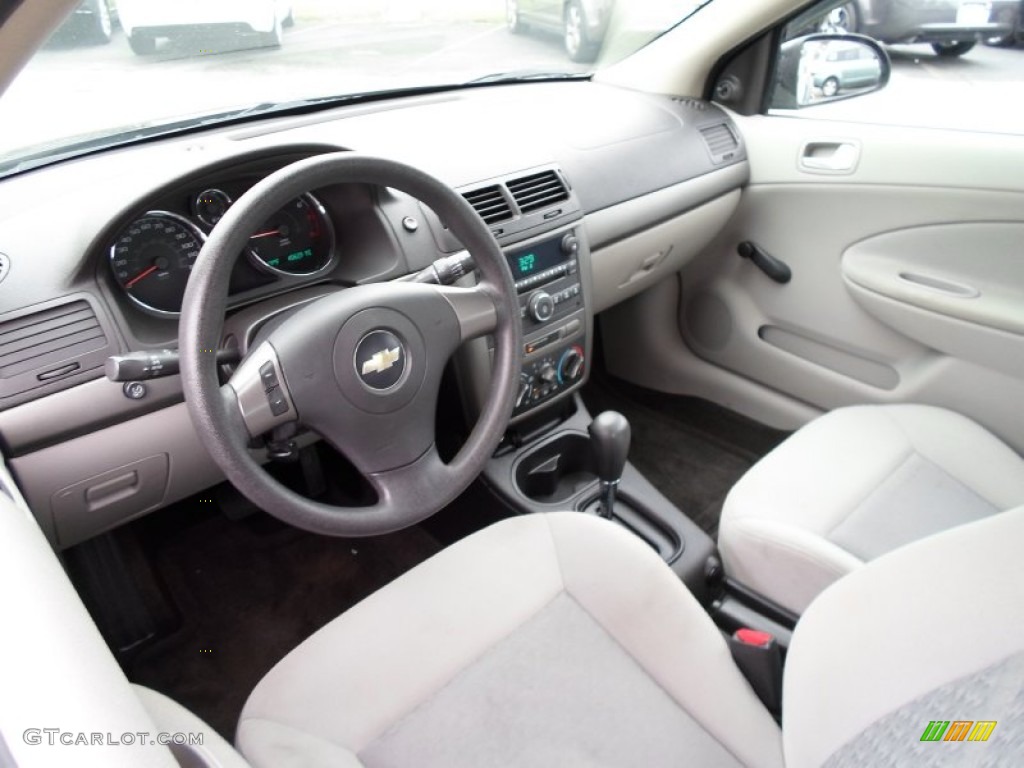 2007 Cobalt LS Coupe - Black / Gray photo #10