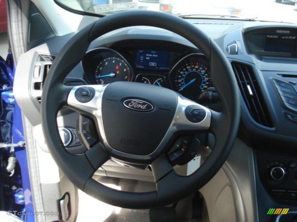 2013 Escape SE 1.6L EcoBoost - Deep Impact Blue Metallic / Medium Light Stone photo #18