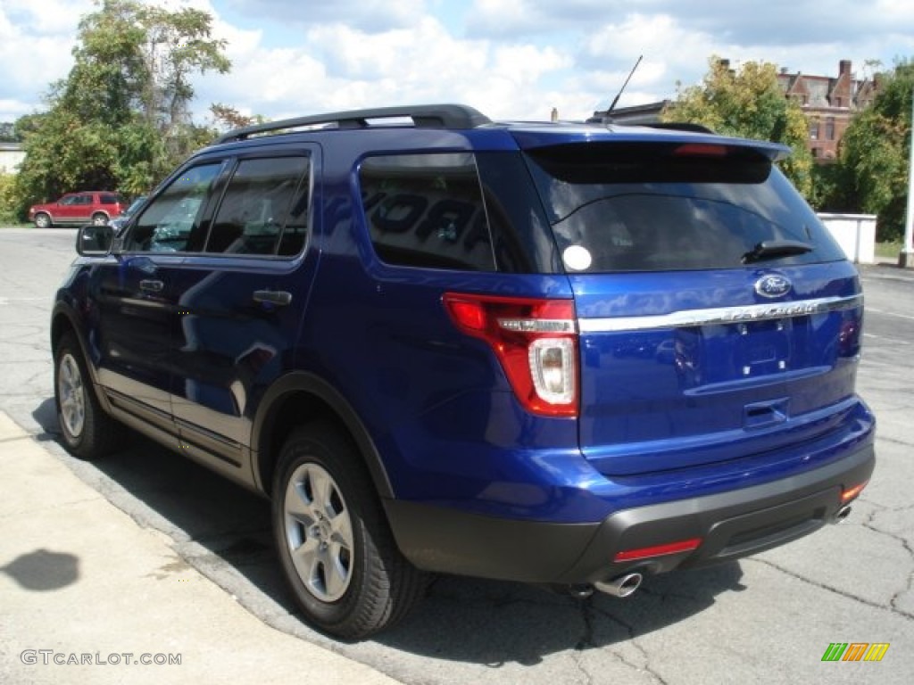 2013 Explorer 4WD - Deep Impact Blue Metallic / Medium Light Stone photo #6